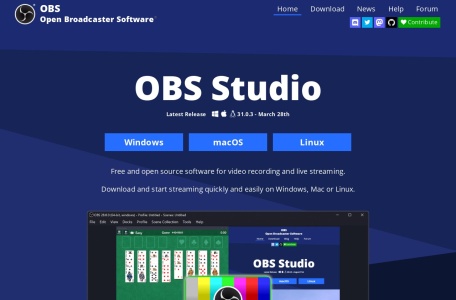 OBS 录屏软件 – Open Broadcaster Software